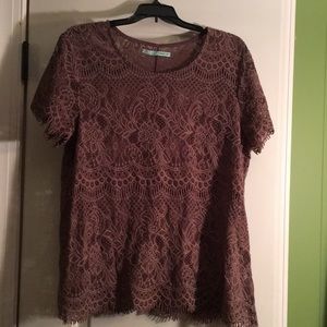 Light purple lace top